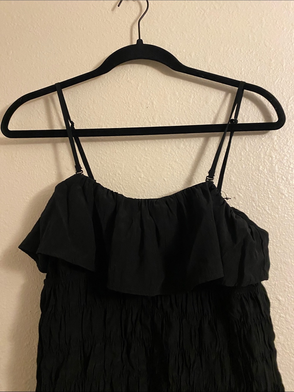 Black Ruffle Sundress - Picture 2 of 5